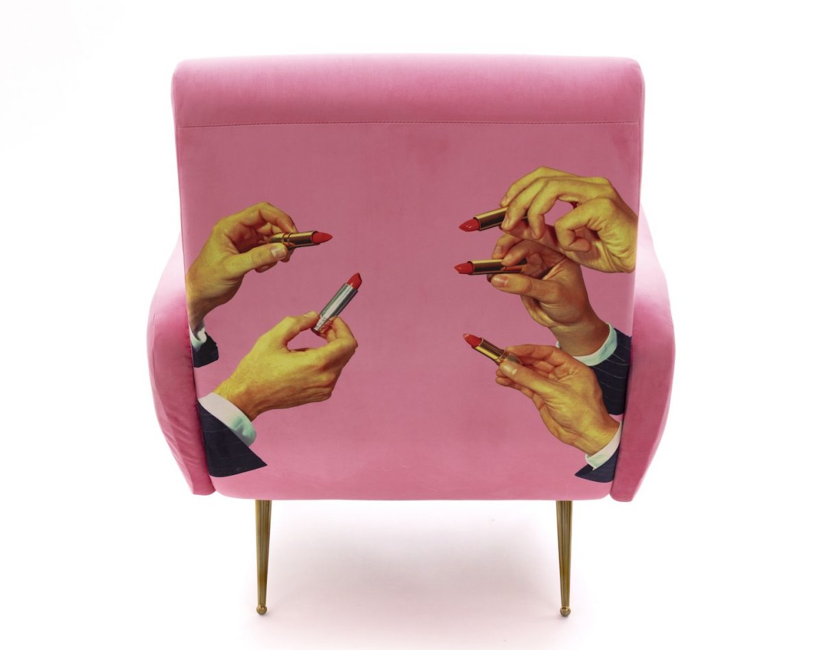 ''PINK LIPSTICKS'' Armchair - Image 5