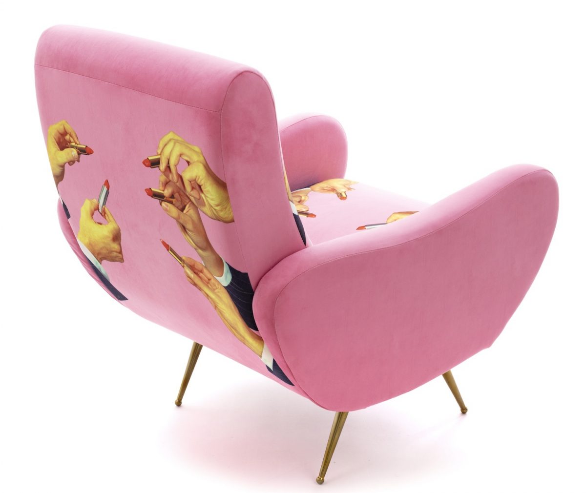 ''PINK LIPSTICKS'' Armchair - Image 4