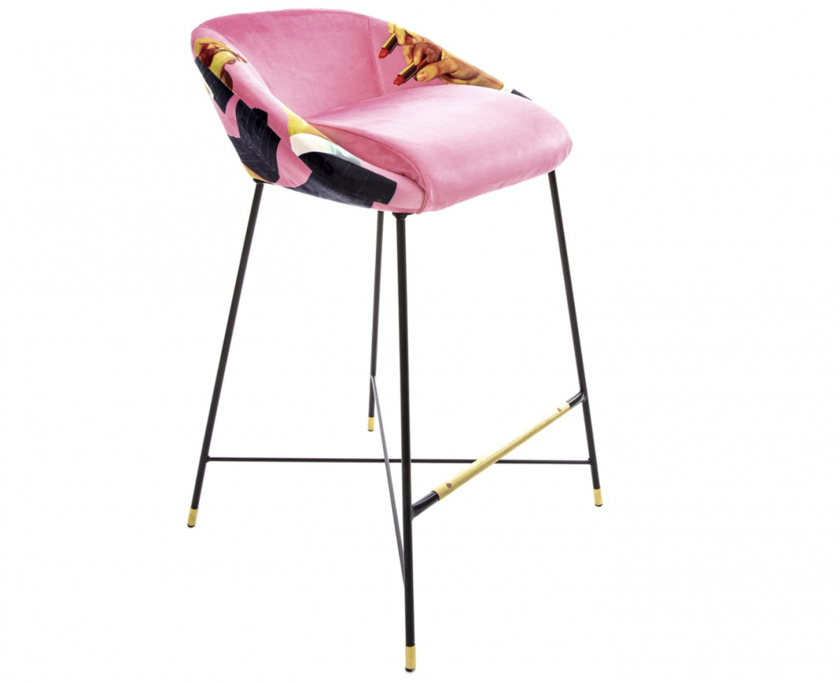 ''PINK LIPSTICKS'' HIGH STOOL - Image 5